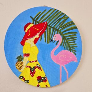 Boho Aesthetic Round Wall Art