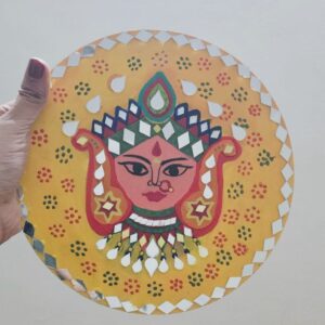 Small Round Godess Wall Painting